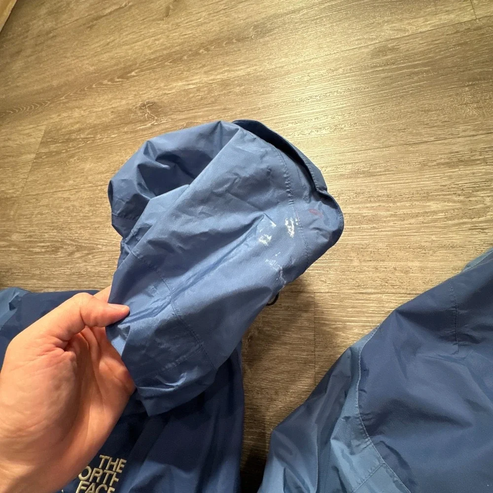 The North Face Jacket Mens XL Blue Gore-Tex Shell Hooded Zip Vintage Gorpcore